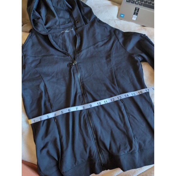 Trina Turk zip up hoodie size large - Picture 4 of 8